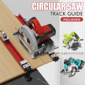 Adjustable Circular Saw Track Guide Aluminum Alloy Cutting Machine Cushion Base Plate for Woodworking Cutting and Milling. 