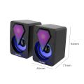 RGB desktop laptop, mobile phone, USB mini audio, office home subwoofer, video speaker. 