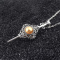 Double Sided Blood Pact Charm Necklace Silve Fantastic Dumbledore Grindelwald Blood Pendant Necklace For Movie Fans Jewelry Gift. 