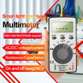 Digital Display Portable Card Digital Multimeter 0MV~600V Ultra-Thin Mini Voltage And Current Meter With Alarm Buzzer. 