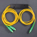 1Pc 1x2 FTTH Fiber Optic Splitter 1 Point 2 Fiber Optic Splitter Box Tapered 1 To 2 Splitter Box SC/APC Computer Accessories. 