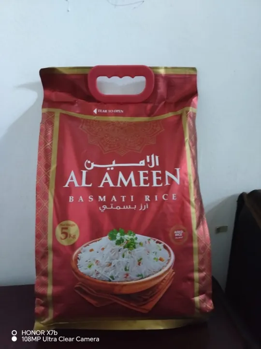 Al Ameen Basmati Rice 5Kg product of Pakistan | Daraz.lk
