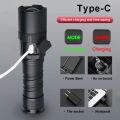 Super XHP199 Most Powerful LED Flashlight Rechargeable LED Torch Light XHP160 XHP90 High Power Flashlight 18650 Tactical Lantern. 