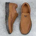 Men Leather Casual Shoes Breathable Loafers Men Sneakers 2024 New Male Comfortable Leather Flat Footwear Sneakers Men Shoes. 