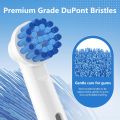 4/8/12/16/20 Pack Sensitive Gum Care Soft Bristle Replacement Brush Heads Compatible with Oral b Braun Electric Toothbrush. 