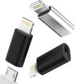 Apple Iphone Converter to Micro USB 2.0 Adapter For Android iPhone 5/5s 6/6s Plus iPad 4 Air 2 Charger Cable Connector to iOS 8pin Port (Data Sync). 