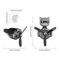 Head shaking rotating propeller plane cool fun dog pilot car air freshener accessories decoration perfume diffuser fragrance men. 