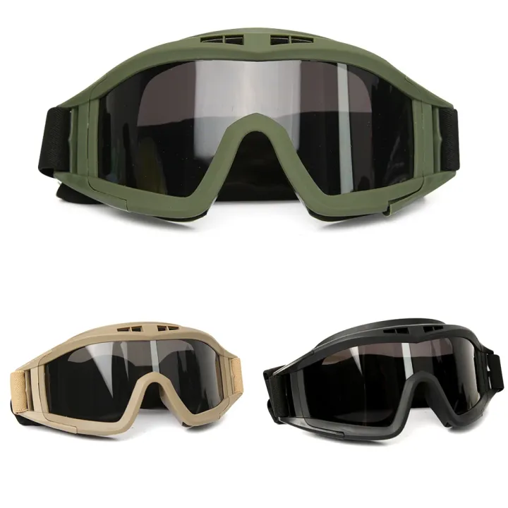 Airsoft%20%20Goggles%203%20Lens%20Windproof%20Dustproof%20Shooting%20Motocross%20Motorcycle%20Mountaineering%20Glasses%20CS%20Safe%20Protection%20-%20Image%202