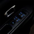 18Pcs/set Car Luminous Door Window Lift Button Stickers Car Windows Control Panel Decals Car Interior Sticker Auto Accessories.