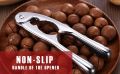 Top Choice Nutcracker Walnut Cracker Heavy Duty Shell Cracker Seafood Pecan Walnut Opener Tool with Non-Slip Handle, Silver, Standard. 