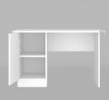 BM-MART Computer Desk, Study Desk, Office Desk, Small Office Table, Laptop Table with Drawer, Computer Table (White). 