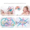 Baby Toys Manhattan Ball, Baby Teething Ball, Soft  Teething Toy, Hand-Held Ball for Babies, Newborn Rattle. 