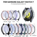 Glass+PC Case for Samsung Galaxy Watch 7/FE 40 44mm All-Around Screen Protector Bumper With Tempered Glass for Galaxy Watch FE. 