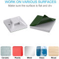 160pcs Zip Tie Mounts Self-Adhesive Backing Cable Organizer Management Clips Wall Anchors for Secure Wire Holding Light fixation. 