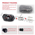 UNISHINE LED Light Bar 3M Wiring Harness Kit Universal LED Wiring Harness IP69 For Auto UTV ATV Offroad Boat 120inch 12V 24v.