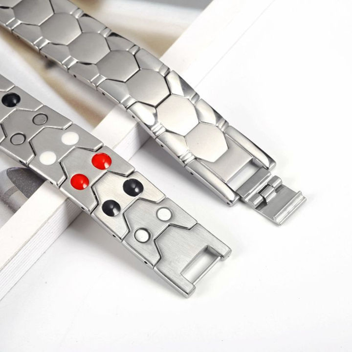 ARADOO%20Honeycomb%20Design%20Bracelet%20for%20Men%20Titanium%20Steel%20Minerals%20Wristband%20-%20Image%205