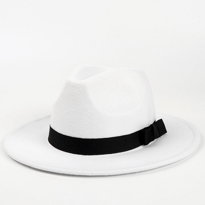 Michael%20Jackson%20Cosplay%20Hat%20Cotton%20Demo%20Caps%20Gentleman%20Formal%20Hat%20Party%20Halloween%20Dance%20Cap%20Gifts%20White/black%20Summer%20Retro%20jazz%20-%20Image%202