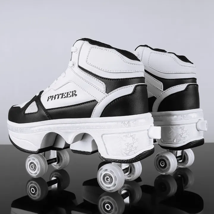 Boys%20Girls%20Rage%20Shoes%20Four%20Wheel%20Student%20Edition%20Kids%20Roller%20Skating%20Shoes%20with%20Retractable%20Wheels%20Adult%20Walking%20Skating%20Shoe%20-%20Image%202