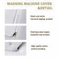 4 size washer-dryer cover Washing machine cover Polyester waterproof front load sunblock laundry silver coated dust cover. 