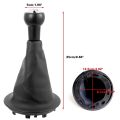 Car Gear Shift Knob with Gaiter Boot Cover For Citroen Berlingo II Peugeot Partner II 2008 2009 2010-2018 Interior Accessories. 