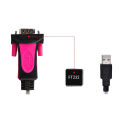 FTDI USB to RS232 Male DB9 Cable Serial COM Port Adapter Chip FTDI USB R232 converter cable Windows 11/10/ 8.1 8 7 Vista XP Mac. 