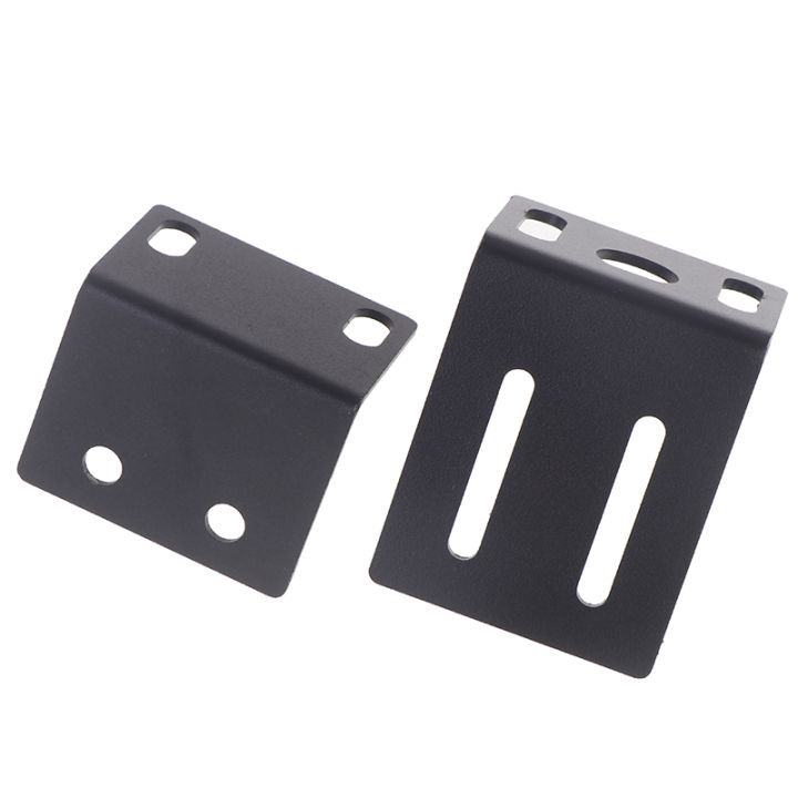 New 1 Set Metal 1U Rack Mount Ear Mounting Jointing With Screw Cap For ...