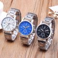 Men's Watches Fashion Neutral Quartz Analog Luxury Mens Watch Wristwatch Steel Band Watch  Dial Design Atmosphere. 