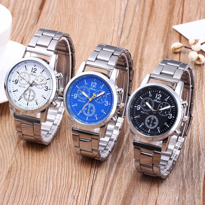 Men's Watches Fashion Neutral Quartz Analog Luxury Mens Watch Wristwatch Steel Band Watch  Dial Design Atmosphere