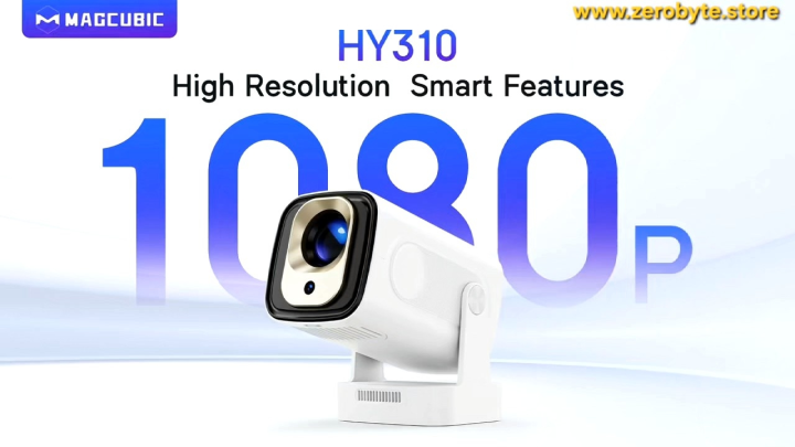 Magcubic HY310 projector Native 1080P Auto Focus 330ANSI Android 14 support 8K Dual Wifi6 BT5.4 Air Mouse Voice Home Outdoor Movie