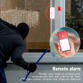 ZigBee Smart Vibration Sensor Real Time Monitoring Door Window Detection Alarm Smart Home Security Protection System. 