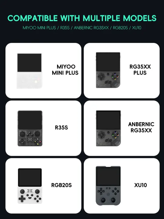 DATA%20FROG%20Portable%20Shock%E2%80%91Resistant%20Carrying%20Case%20Storage%20Pouch%20Bag%20For%20ANBERNIC%20RG35XX%20Plus%20R35S%20RGB20S%20Miyoo%20Mini%20Plus%20Retro%20Ha%20-%20Image%202