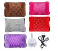Electric Velvet Heating Pad/Hot Water/Heat Pouch Bag With Gel For Pain Relief Multicolour - Hot Water Bag. 