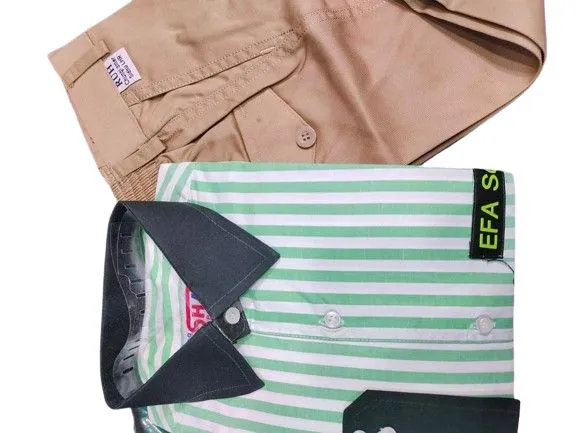 Pack of complete Efa school system uniforms for boys size 4- 18 year