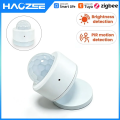 Tuya Zigbee 3.0 PIR Motion Sensor Detector Infrared Smart PIR Sensor Wireless Home Alarm System Works with Home Assistant Z2M. 