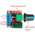 Mini DC Motor PWM Speed Controller 3V 6V 12V 24V 35VDC 90W 5A DC Motor Speed Control Switch LED Dimmer DC Pedestal Fan Dimmer Air Cooler Dimmer. 