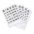 BINGO Game Paper Cards Single 60 Sheets 60 Faces without repeat Single Design Children Entertainment Games. 