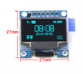 Small size 128 inch I2C interface mini LED display module for Arduino 0.96x64 0.96 "OLED LCD module. 
