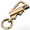 Multifunction keychain lighter Emergency fire starter and bottle opener. 