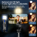 AXNEN L21 Phone Selfie Stick Cellphone Tripod with Extension Rod Bluetooth Remote Control for Android IOS Smartphone Shoot Vlog. 