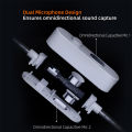 KZ M2 Dual Mic Silver Plated Cable Headphone Cord 3.5MM Upgrade Cable Earphone Cable Headset Wire for Castor EDX ZS10 PRO. 