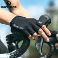 ROCKBROS Bike Gloves Half Finger Summer Breathable Anti-slip SBR Pad Shockproof MTB Road Bicycle Gloves Cycling Shorts Gloves. 