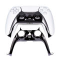 Chrome Black Glossy Chrome DIY Replacement Controller Shell for PS5 Custom Plates Cover Compatible Upgrade For PS5 Slim. 