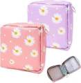 Portable Storage Bag For Sanitary Napkin Pads Cartoon Cute Waterproof Sanitary Napkin Storage Bags. 