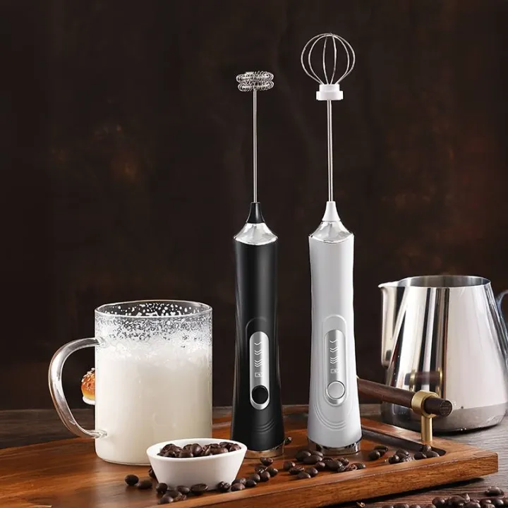 Electric%20Milk%20Frother%20Foamer%20+%20Egg%20Beater%20Wireless%20Type-C%20Charging%203%20Speeds%20Mini%20Handheld%20Foam%20Maker%20Coffee%20Whisk%20Cooking%20Tools%20-%20Image%202