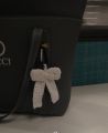 Crochet Bow keychain-Handmade keychains. 