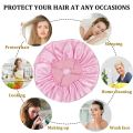 Heatless Curling Rod Headband Satin Bonnet Set No Heat Hair Curler Hair Rollers Soft Curlers Lazy Curls Sleeping Hat Night Cap.