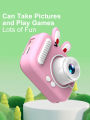 Mini cartoon bunny rabbit HD dual camera, students can video game digital camera (with silicone cover). 