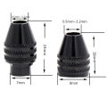 Mini Multi Keyless Drill Chuck Adapter Collet ScrewDriver 0.5-3.2mm Quick Change Cartridge on Screw DriverThree-Jaw for Dremel. 