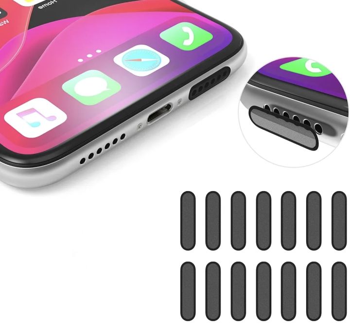 Mobile%20Speaker%20Dust%20Protector%20with%20High%20Quality%20Net,%20iPhone%20Speaker%20and%20Other%20Phones%20Anti%20Dust%20Cover,%20Mesh%20Adhesive%20Sticker%20Speacial%20iPhone%2014%20Pro%20Max,%2013,%2011,%20X%20-%20Image%202