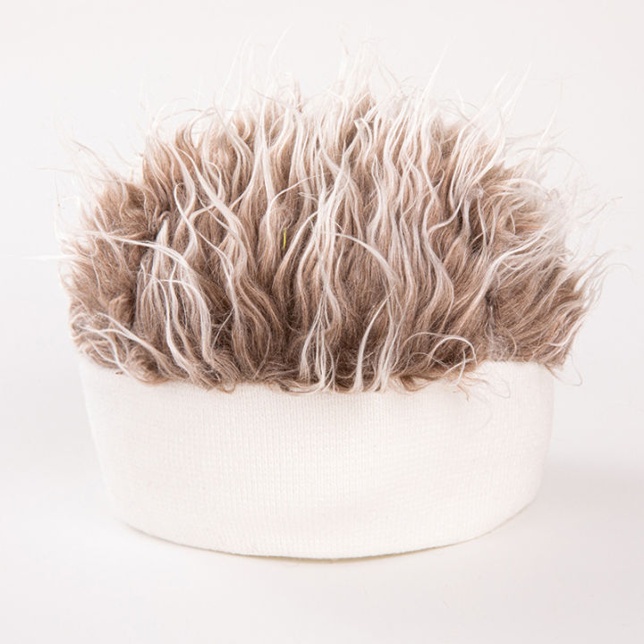 Creative%20Wig%20Hat%20Funny%20Short%20Hair%20Caps%20For%20Women%20Men%20Novelty%20Street%20Hip%20Hop%20Beanie%20Hat%20Spiked%20Fake%20Hair%20Funny%20Retro%20Caps%20-%20Image%205